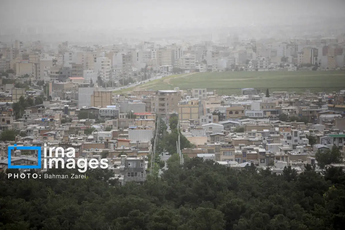 هجوم هولناک ریزگرد‌ها به آسمان کرمانشاه