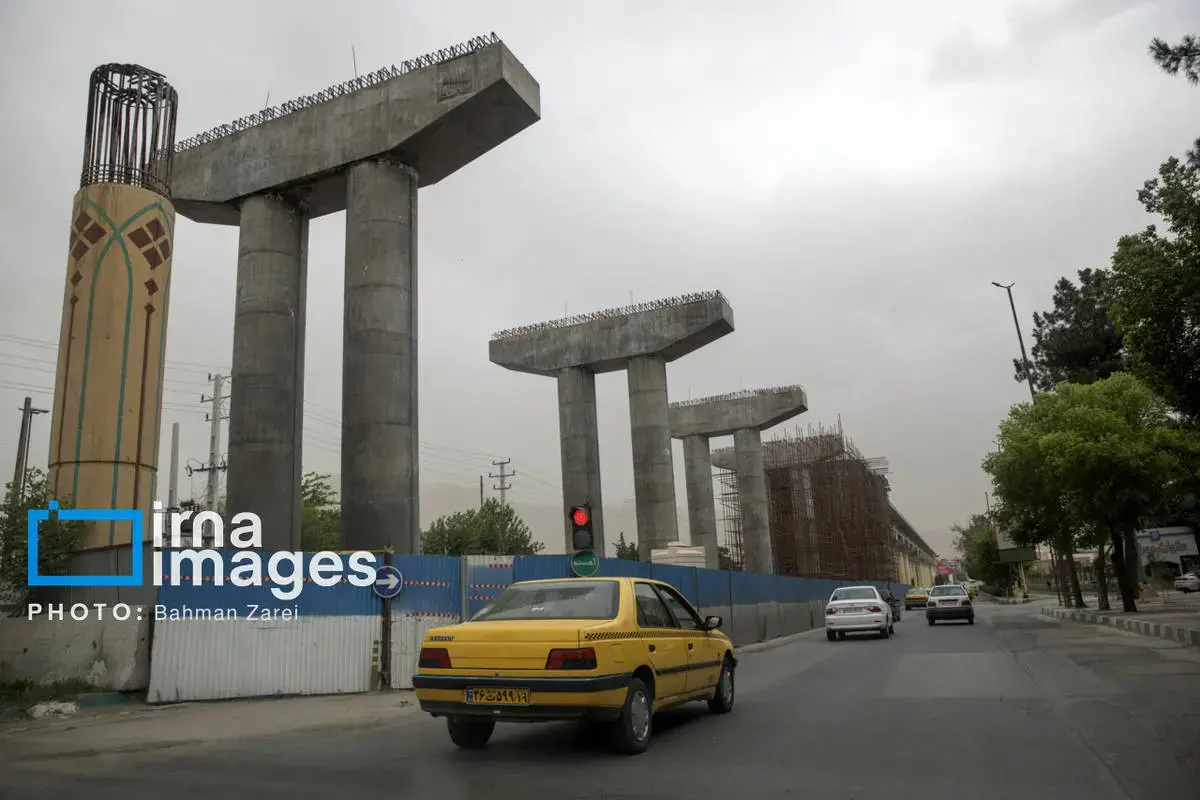 هجوم هولناک ریزگرد‌ها به آسمان کرمانشاه
