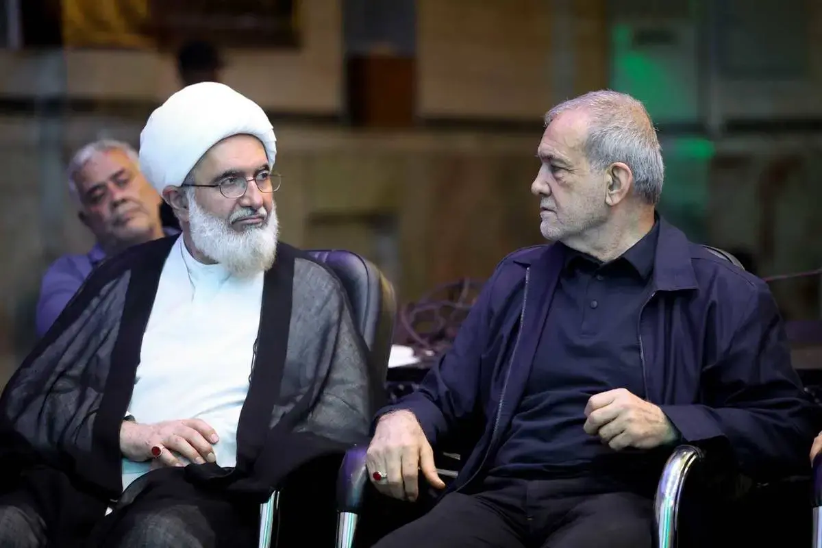 بازدید میدانی پزشکیان در یکی از مساجد تهران