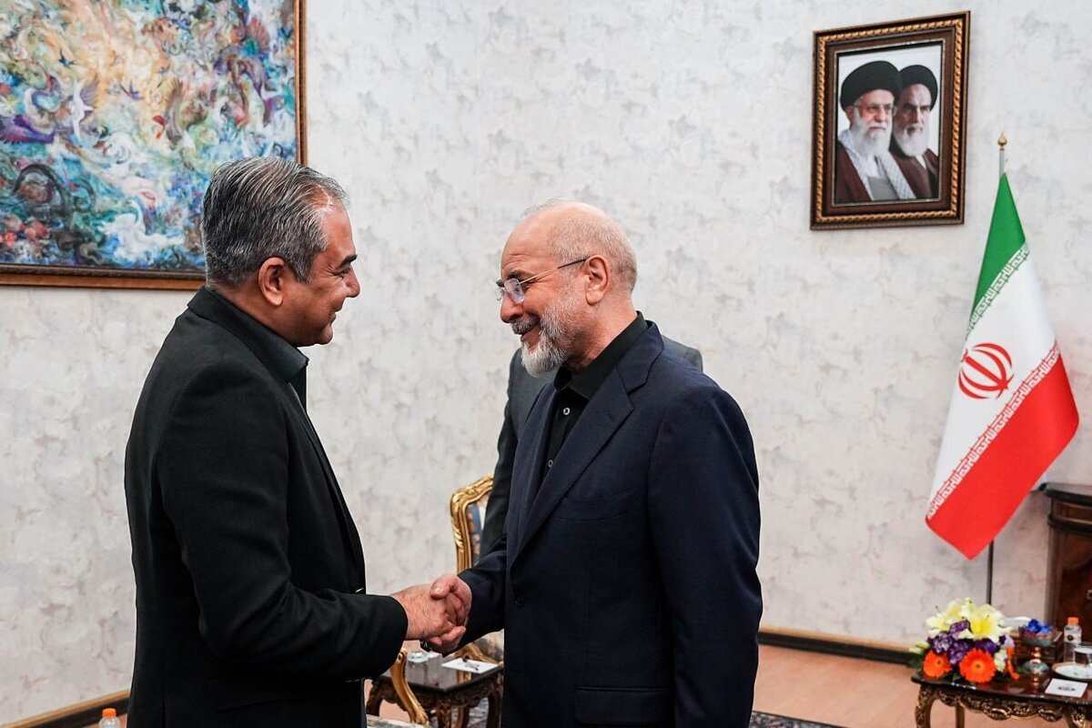 تصاویری از دیدار قالیباف با وزیر کشور پاکستان