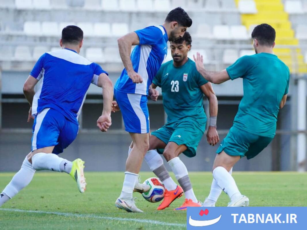  تمرین بازیکنان تیم ملی فوتبال ایران در کمپ تایتانیک