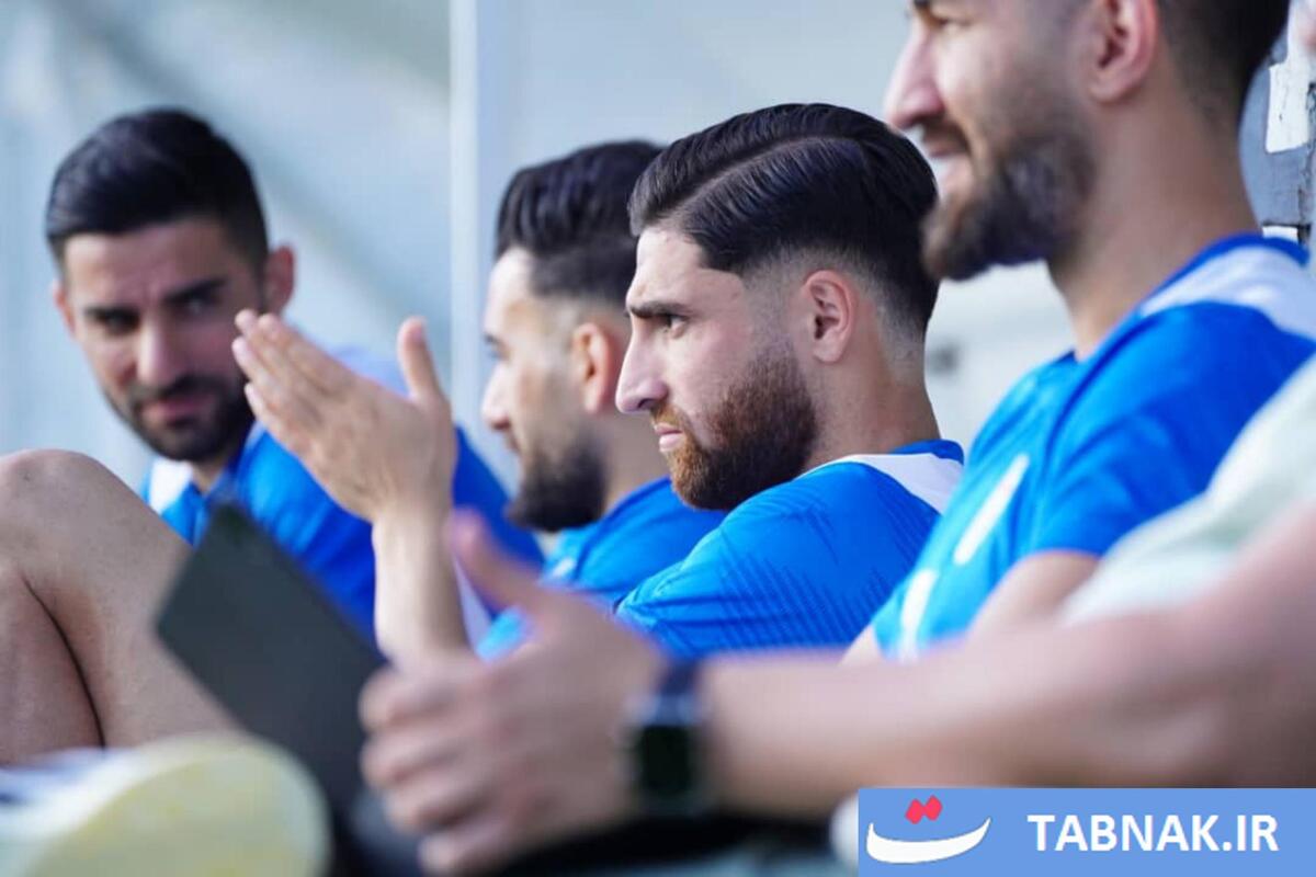  تمرین بازیکنان تیم ملی فوتبال ایران در کمپ تایتانیک