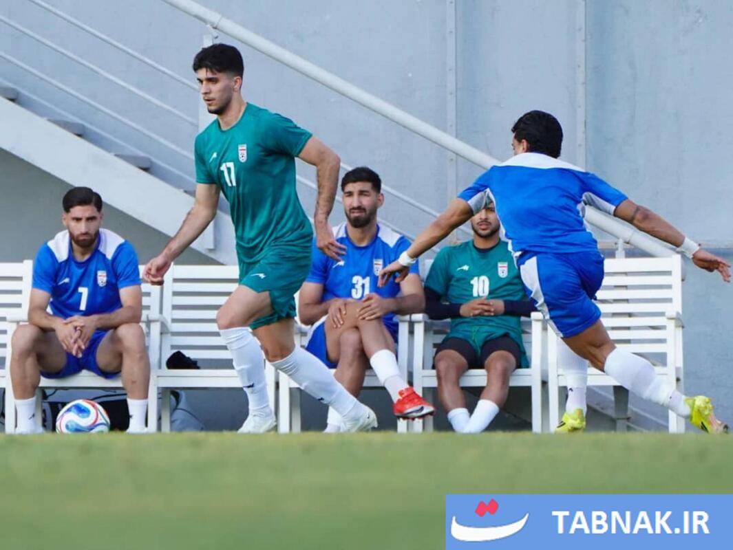  تمرین بازیکنان تیم ملی فوتبال ایران در کمپ تایتانیک