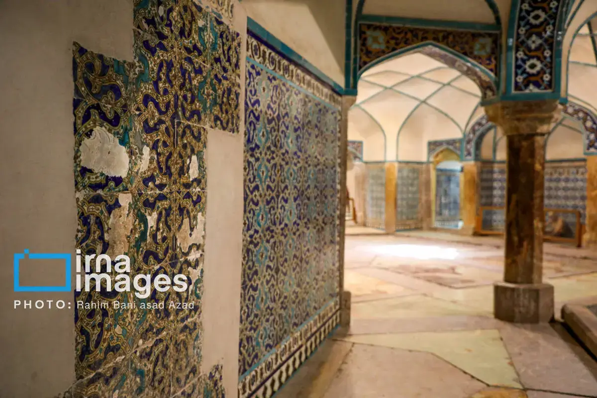 حمام تاریخی گنجعلی‌خان کرمان در وضعیت هشدار