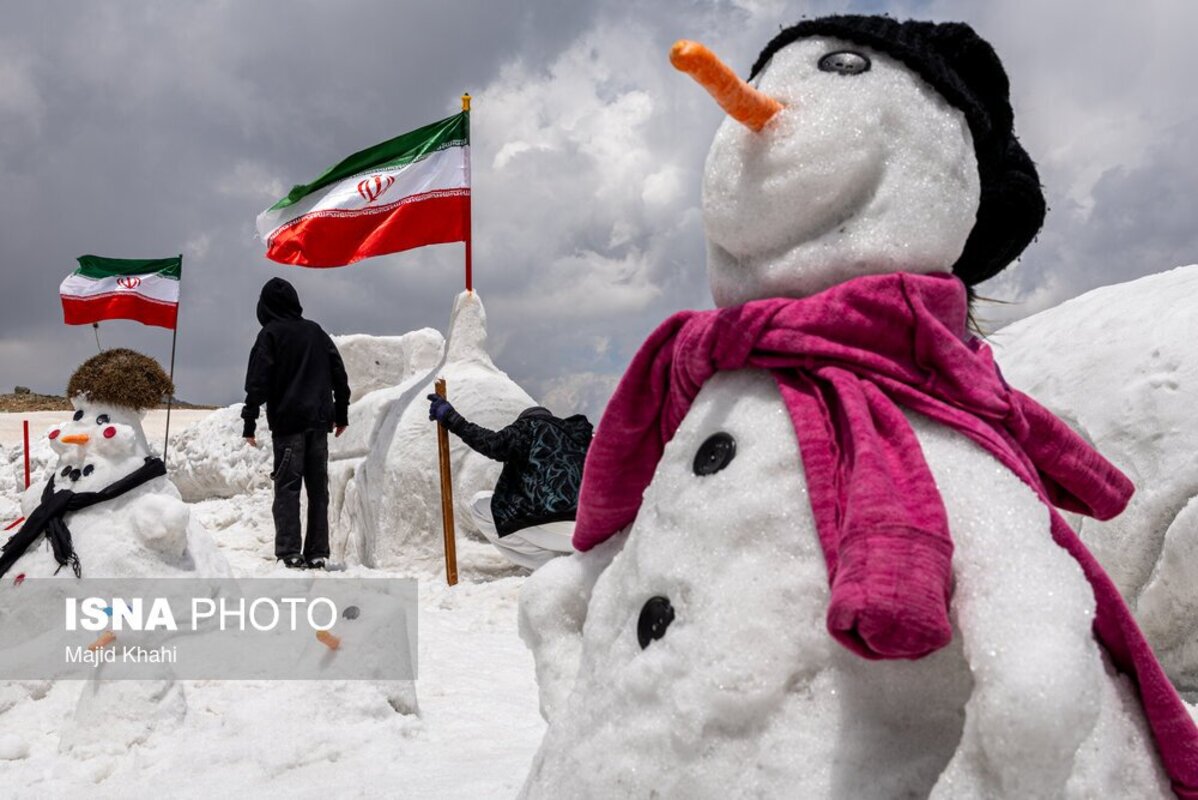 جشنواره آدم‌برفی در ایستگاه ۷ توچال 