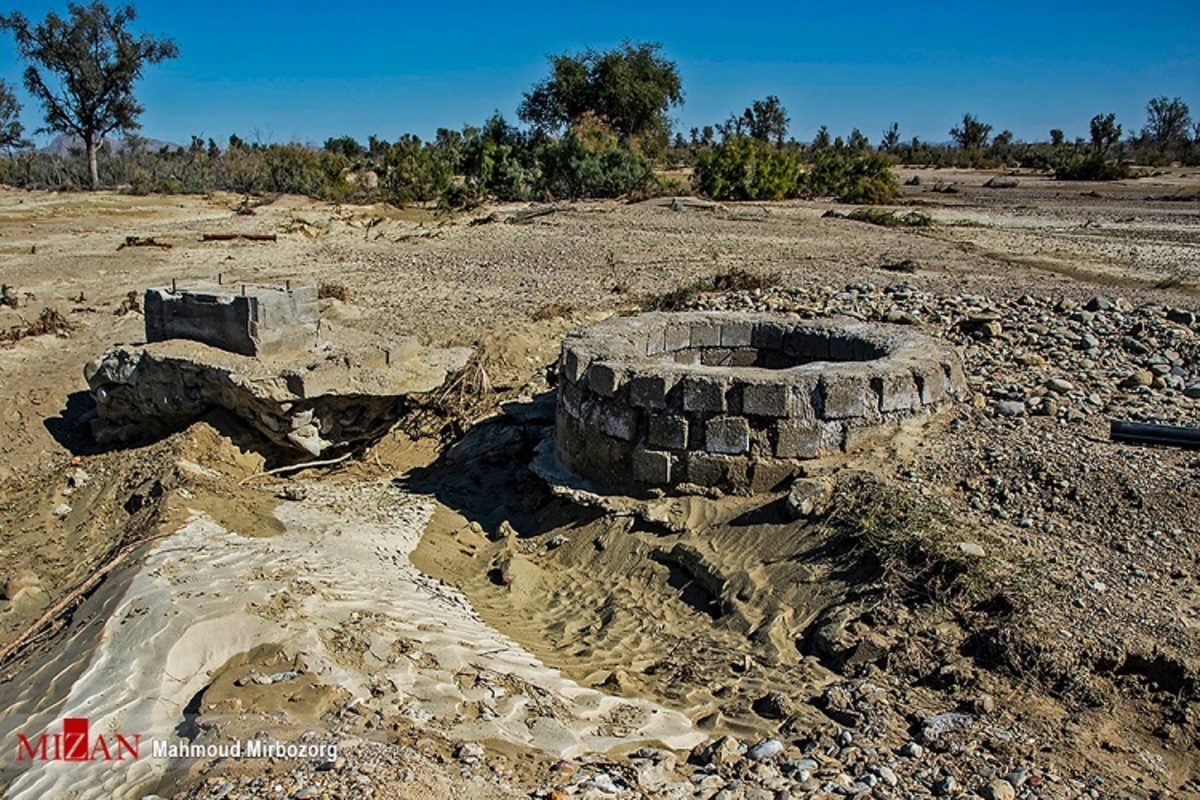 خسارت سیل در نیکشهر