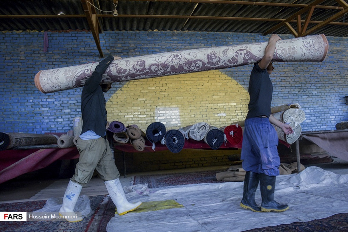 قالی‌شویی‌های «بجنورد» در آستانه نوروز