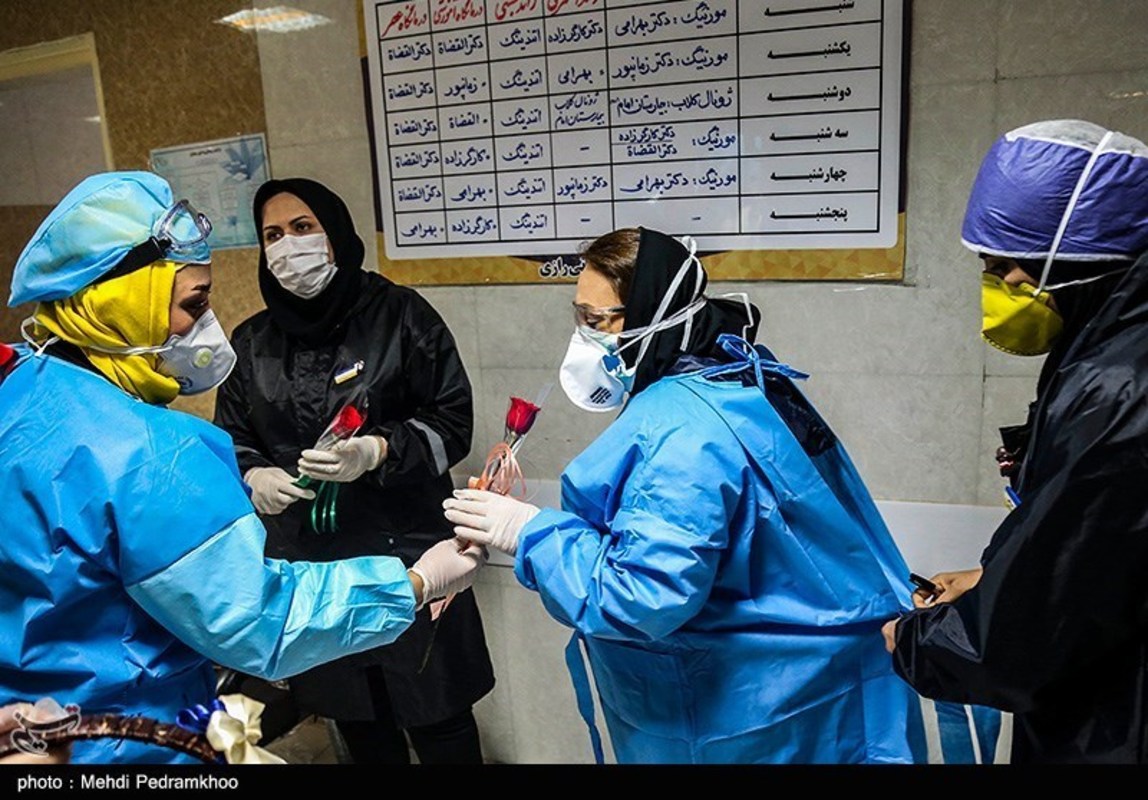 سفره هفت سین در بیمارستان رازی شهر اهواز