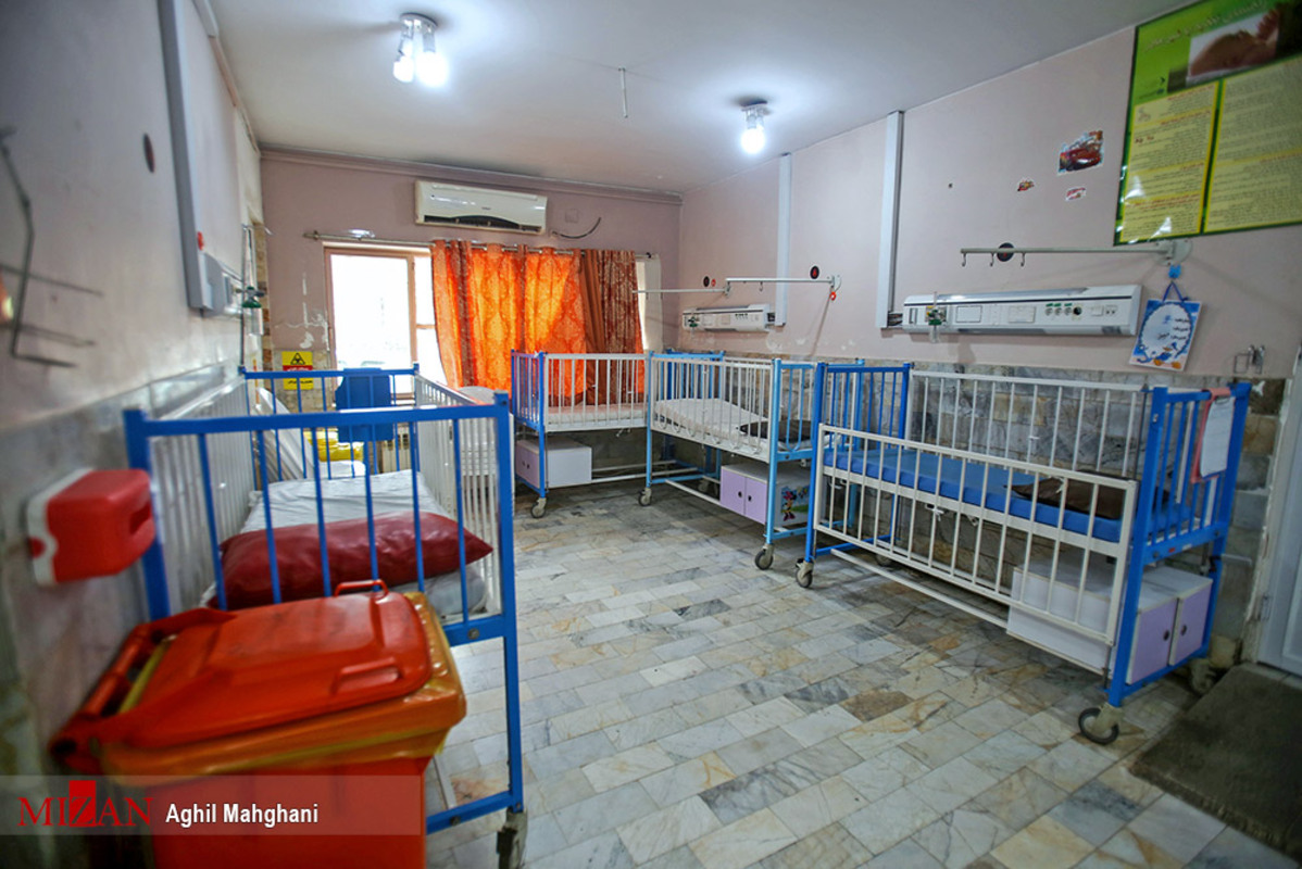  غربالگری و تست کرونا در بیمارستان کودکان