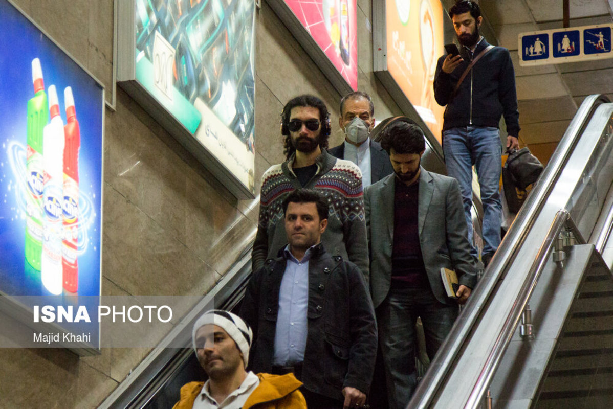 مترو تهران در روزهای کرونایی پس از نوروز