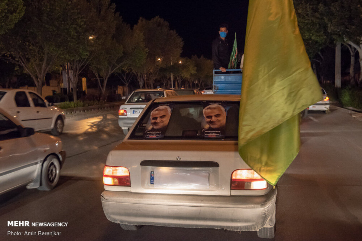 کاروان های جشن خیابانی ولادت امام زمان(عج) در شیراز