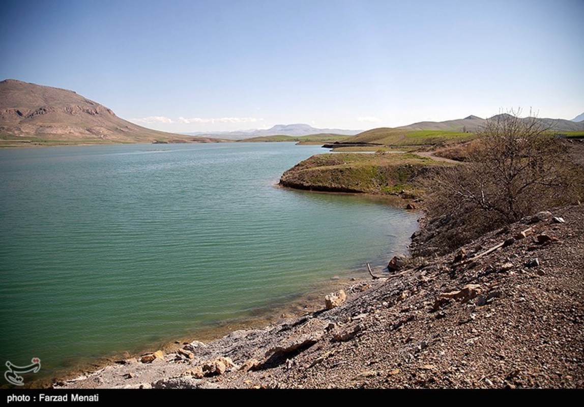 سرریز کردن سد جامیشان در کرمانشاه