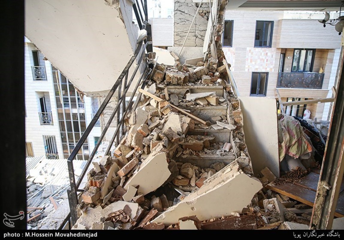 انفجار در خانه مسکونی خیابان کمیل تهران