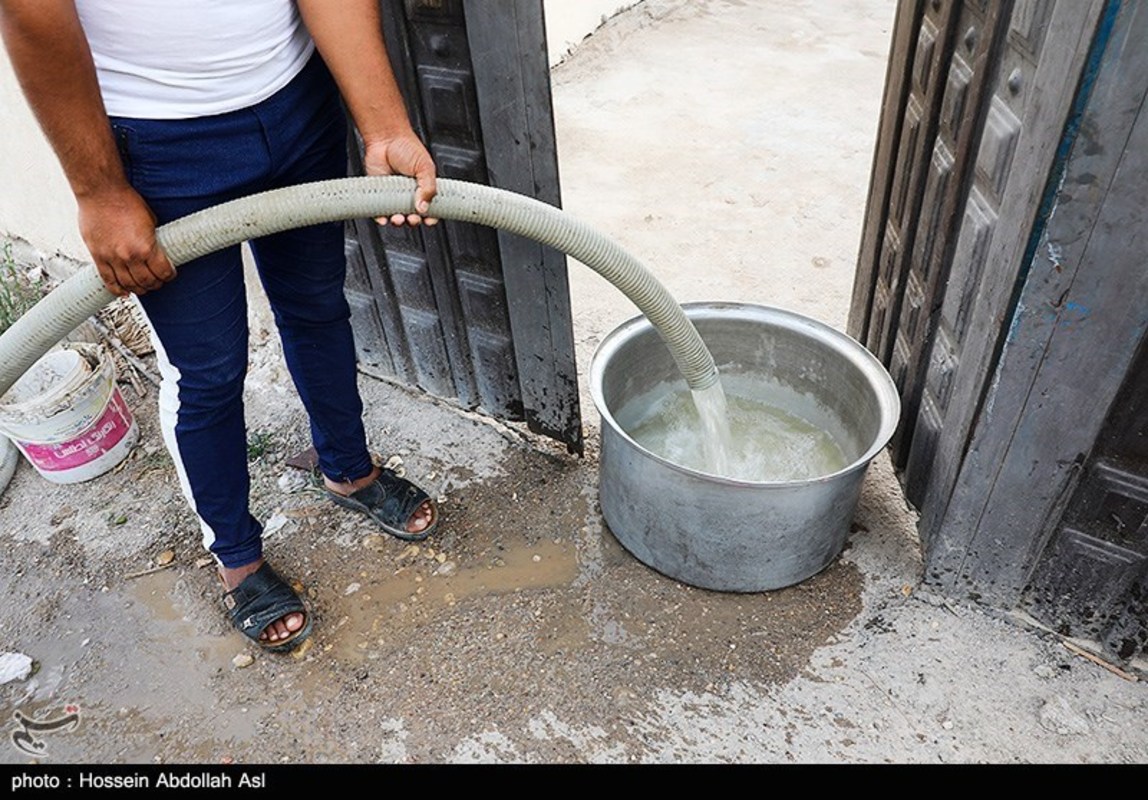 بحران آب در روستای تنگه ۳ آبادان