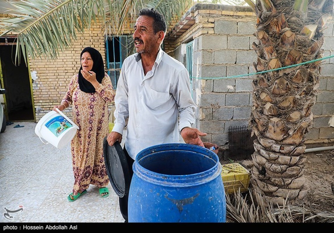 بحران آب در روستای تنگه ۳ آبادان