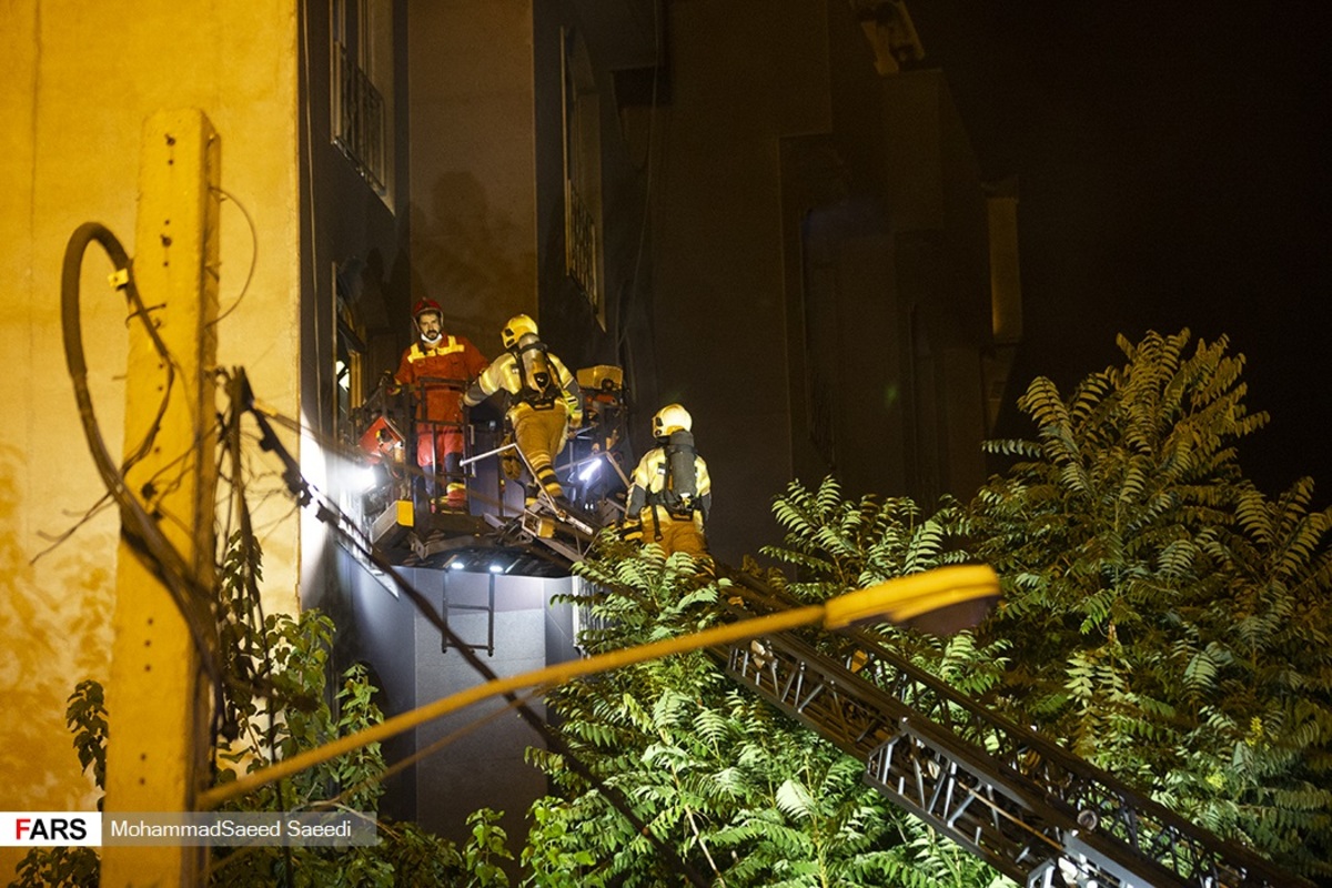 آتش سوزی و انفجار در درمانگاه «سینا اطهر»