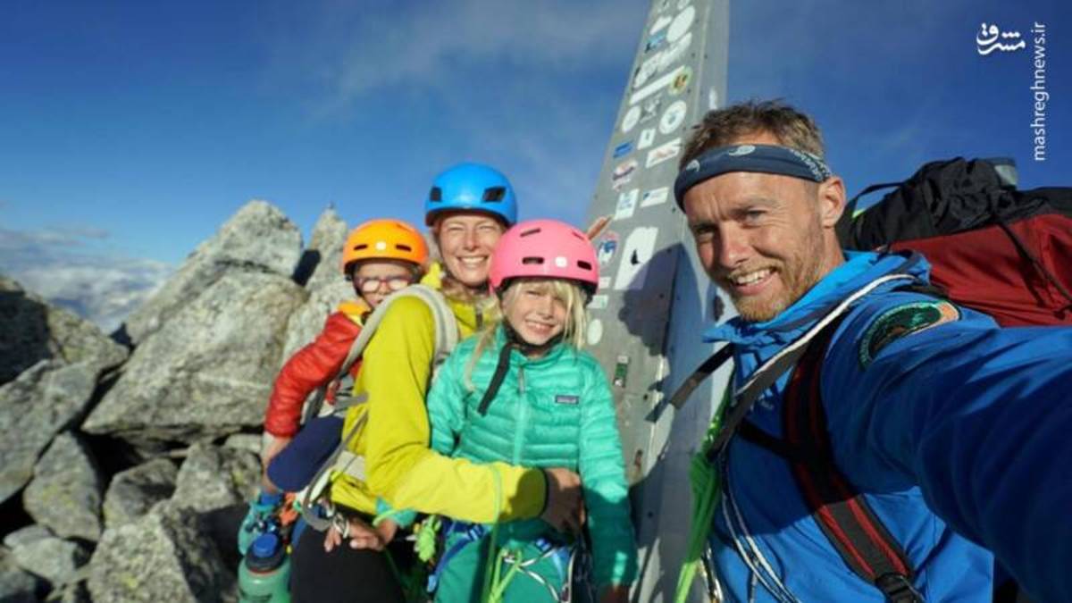 صعود دو کودک به قله‌ سه هزار متری
