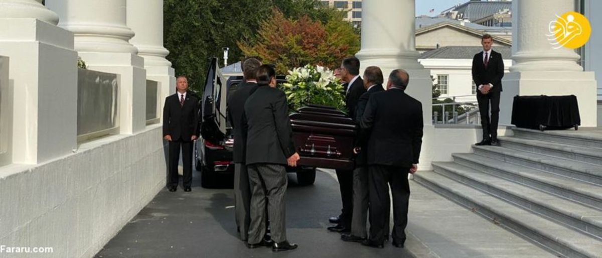 ترامپ در مراسم تشییع جنازه برادرش رابرت