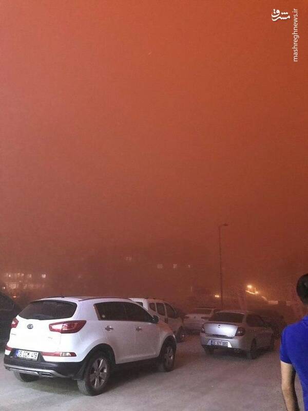 طوفان شن در پایتخت ترکیه