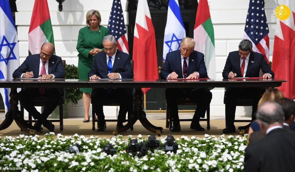 امضای توافق صلح ابراهیم بین اسرائیل، بحرین و امارات