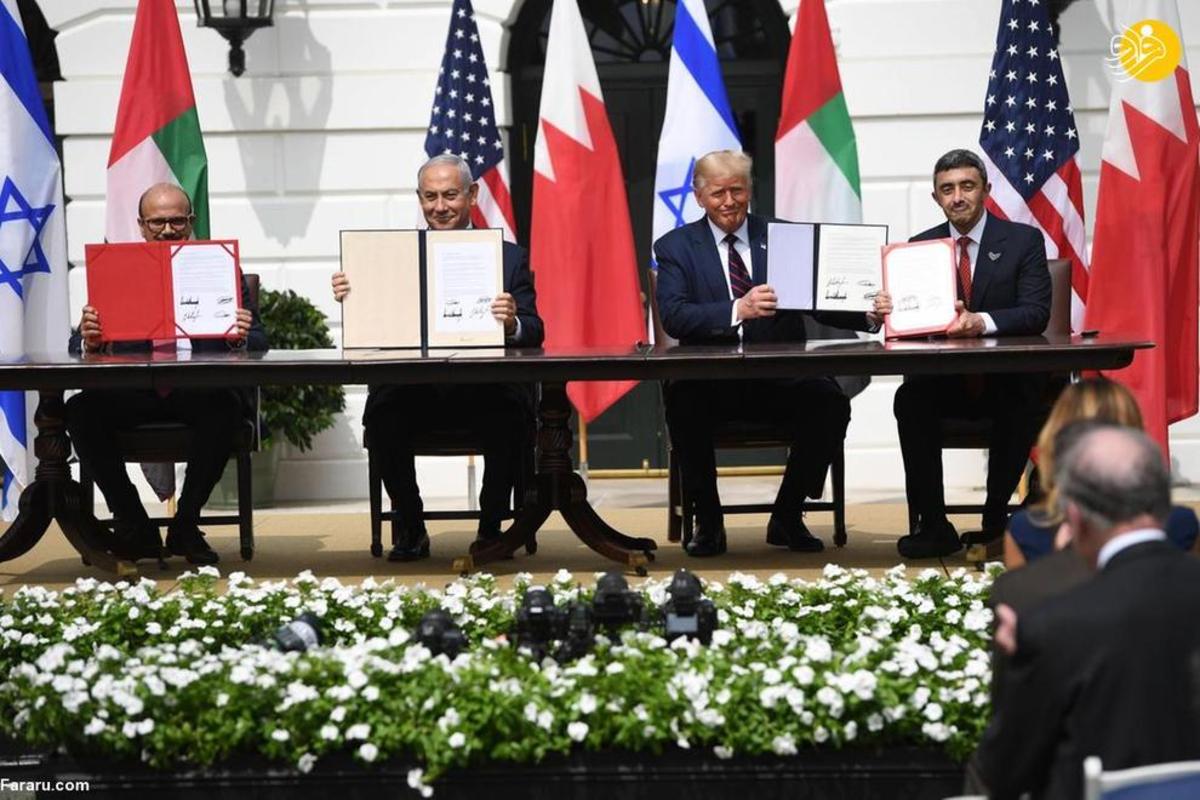 امضای توافق صلح ابراهیم بین اسرائیل، بحرین و امارات