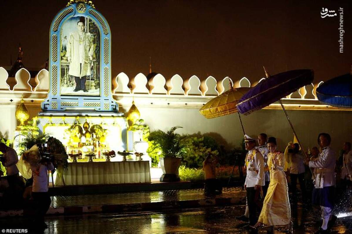 مراسم چهارمین سال درگذشت پادشاه تایلند