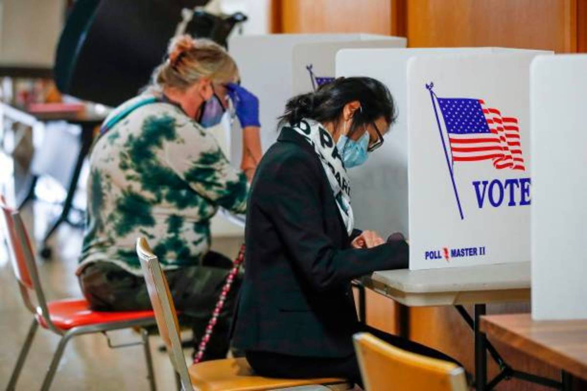 جدیدترین تصاویر از انتخابات زودهنگام در آمریکا