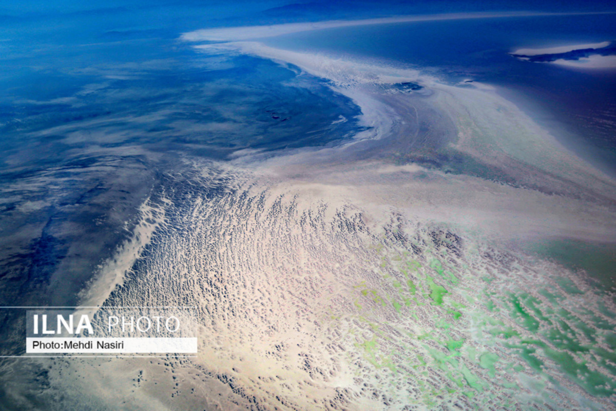 عکس‌های هوایی از دریاچه ارومیه