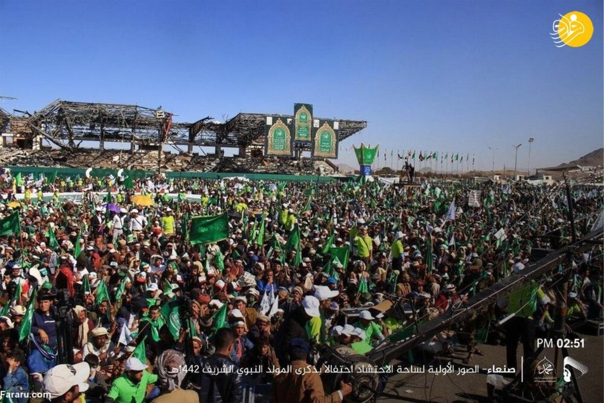 تجمع میلیونی یمنی‌ها به مناسبت میلاد پیامبر