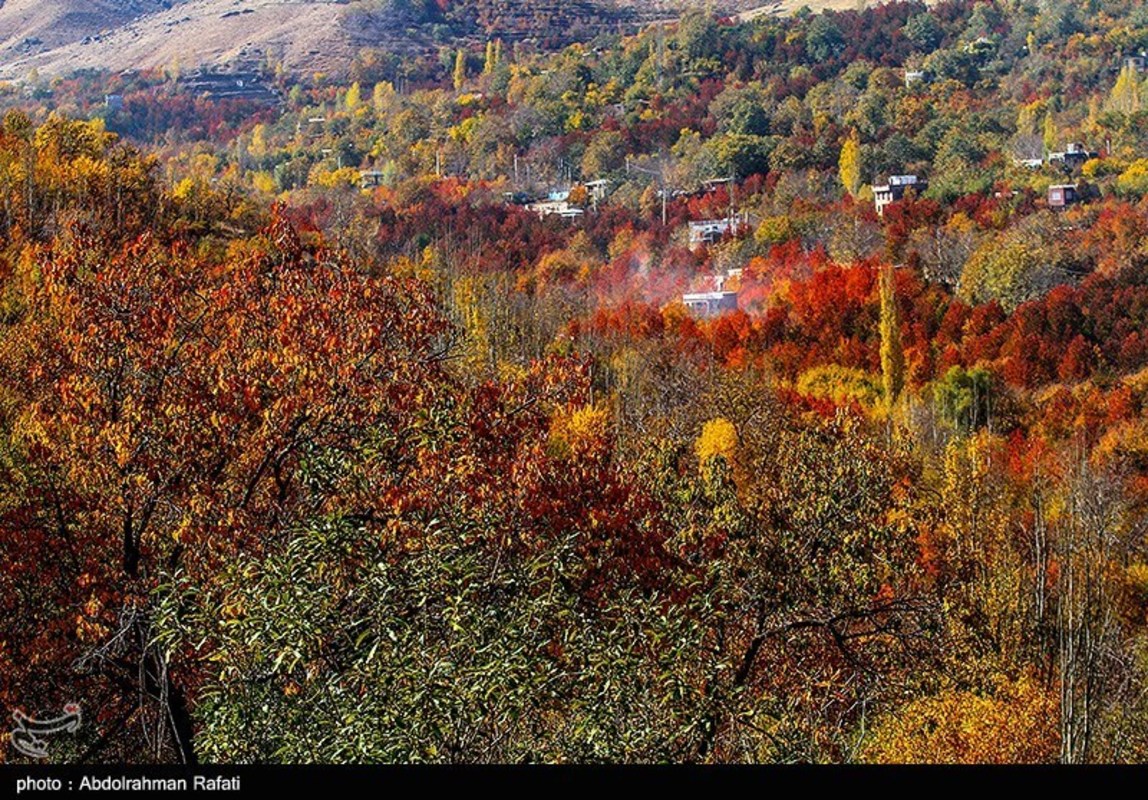 طبیعت پاییزی روستای سیلوار همدان