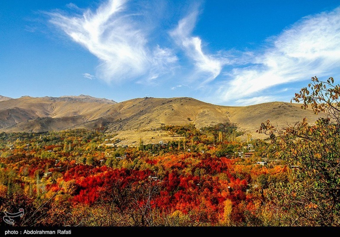 طبیعت پاییزی روستای سیلوار همدان