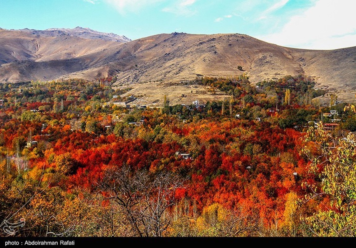 طبیعت پاییزی روستای سیلوار همدان