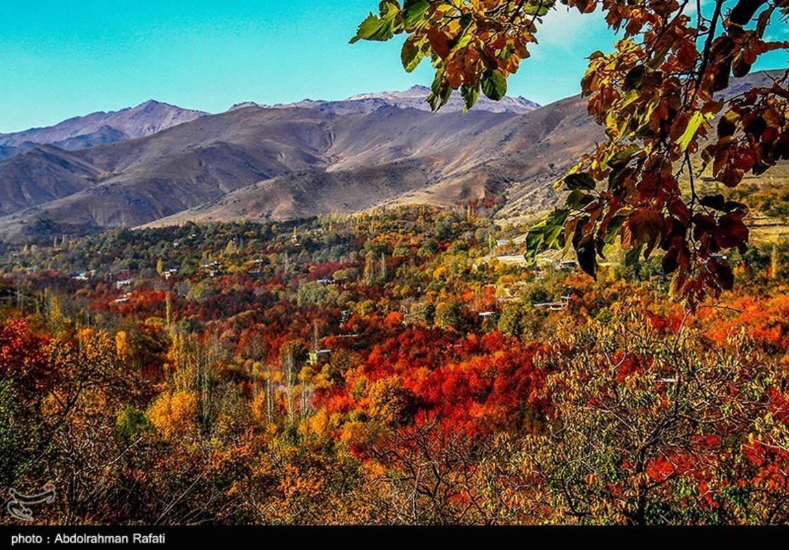 طبیعت پاییزی روستای سیلوار همدان