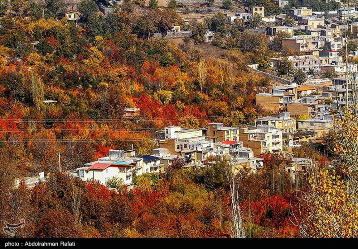 طبیعت پاییزی روستای سیلوار همدان