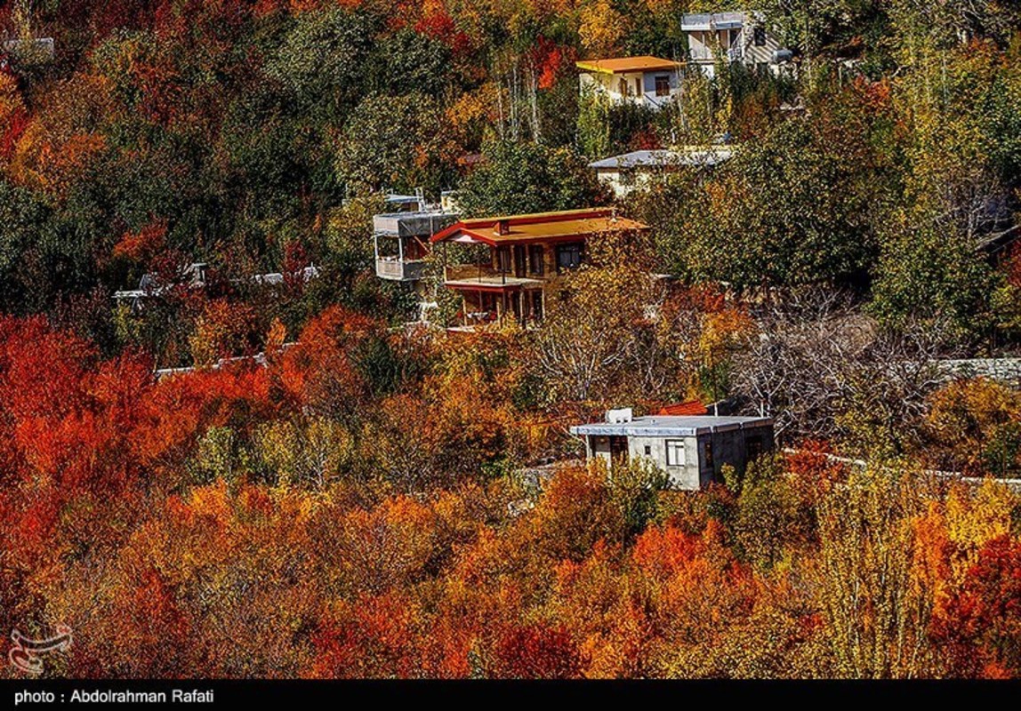 طبیعت پاییزی روستای سیلوار همدان