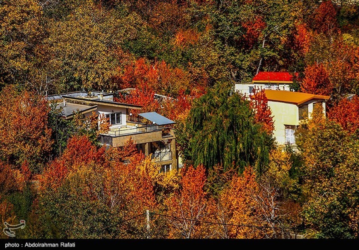 طبیعت پاییزی روستای سیلوار همدان