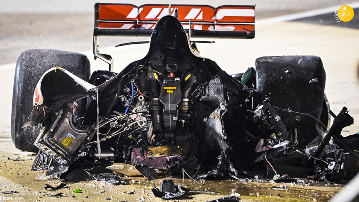حادثه وحشتناک در مسابقه فرمول یک بحرین