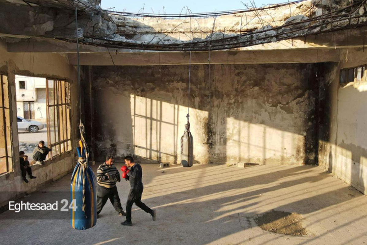 شهر حلب و تمرین بکس جوانان سوری