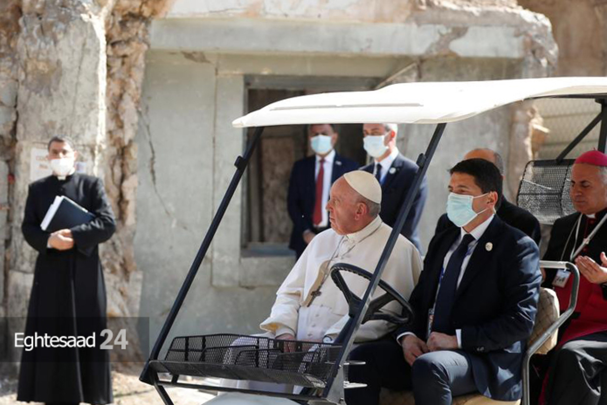 پاپ فرانسیس در سفری تاریخی از عراق