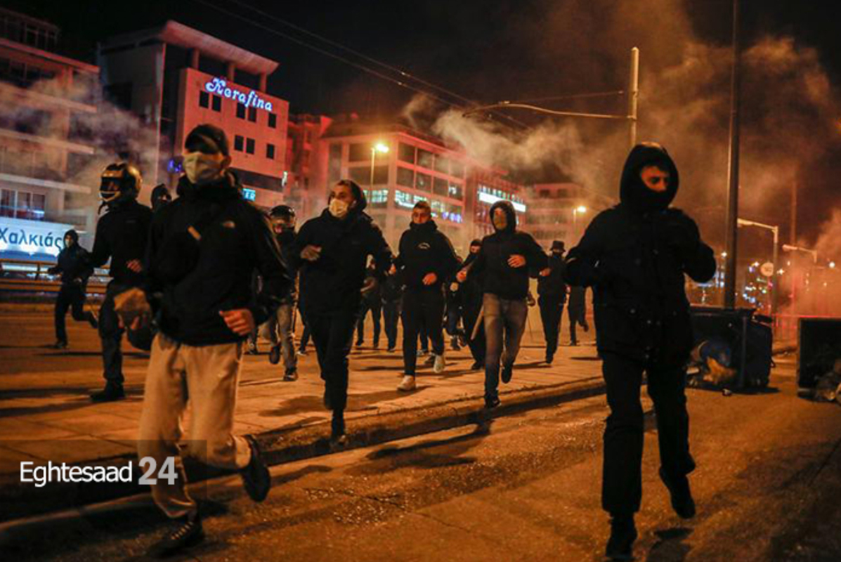 اعتراضات علیه خشونت پلیس در آتن