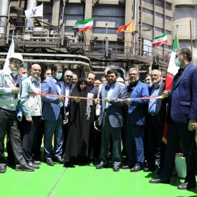 بویلر بازیافت حرارت از نیروگاه گازی فولاد مبارکه رونمایی شد