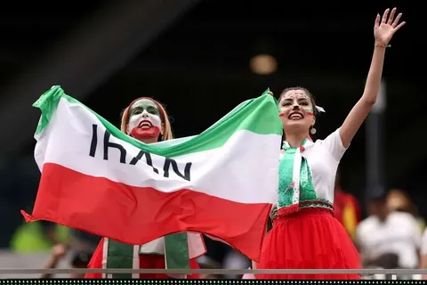 هواداران تیم ملی ایران در دیدار مقابل بلژیک