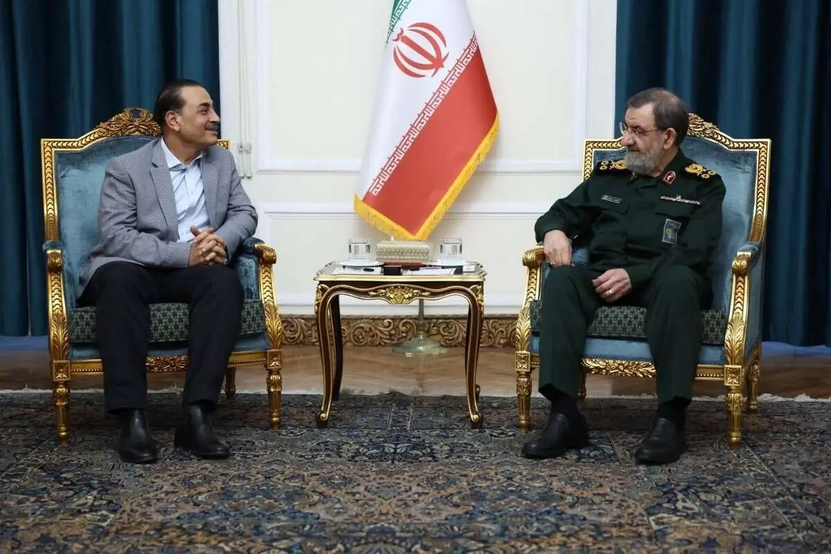 محسن رضایی و عاصم منیر محسن رضایی و عاصم منیر