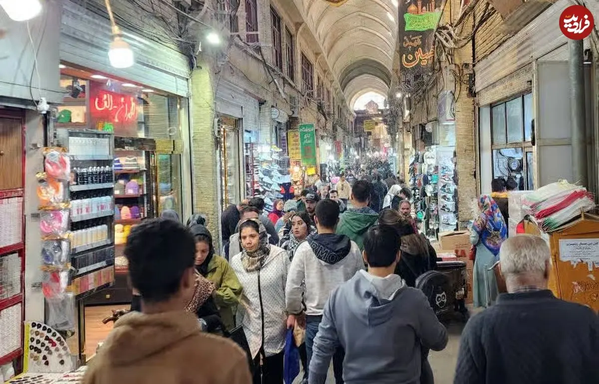 شلوغی بازار تهران