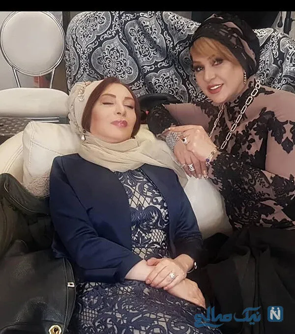 وقتی نسرین مقانلو افسانه بایگان را در خواب اذیت می‌کند+عکس