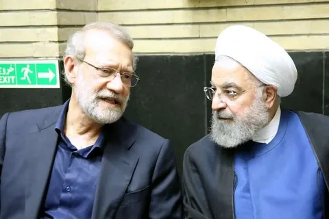 حضور غیرمنتظره حسن روحانی در منزل شهید علی لاریجانی خبرساز شد