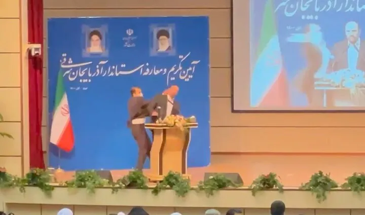 فیلم/توضیح استاندار جدید آذربایجان درباره چکی که امروز خورد