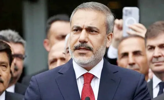حضور هاکان فیدان در محل وزارت خارجه ایران