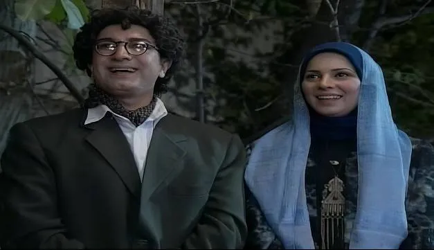 قاب عاشقانه گلچهره کوچه اقاقیا با همسرش