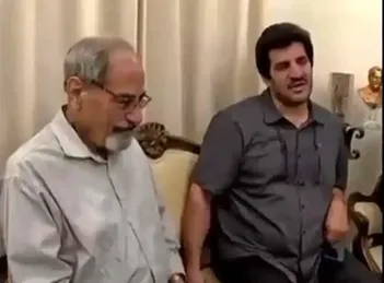 فیلم / رسول خادم رسم پهلوانی را به جا آورد